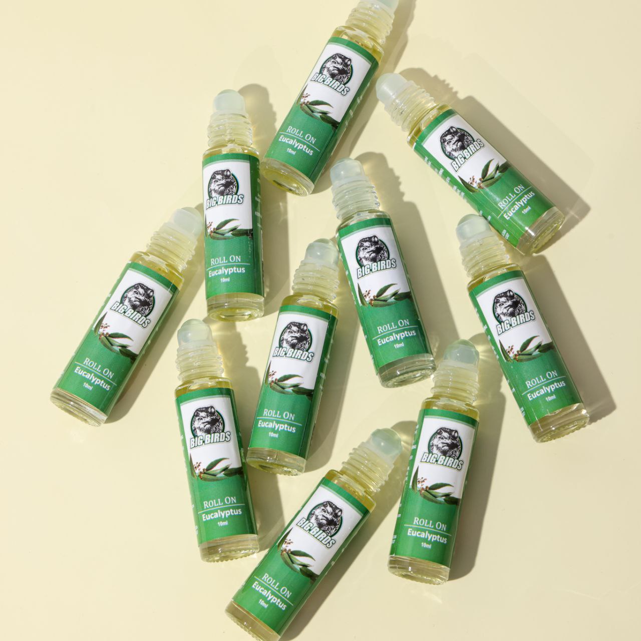Essential Oil Eucalyptus 10 Botol x 10ML Roll On(Diluted with Olive Oil)