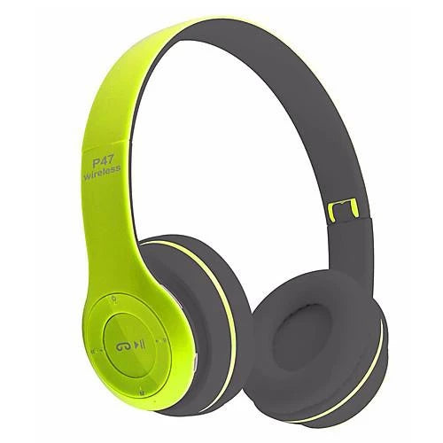 P47 Bluetooth Headphone Extra Bass Wireless Headphones Headset With Mic And Volume Control