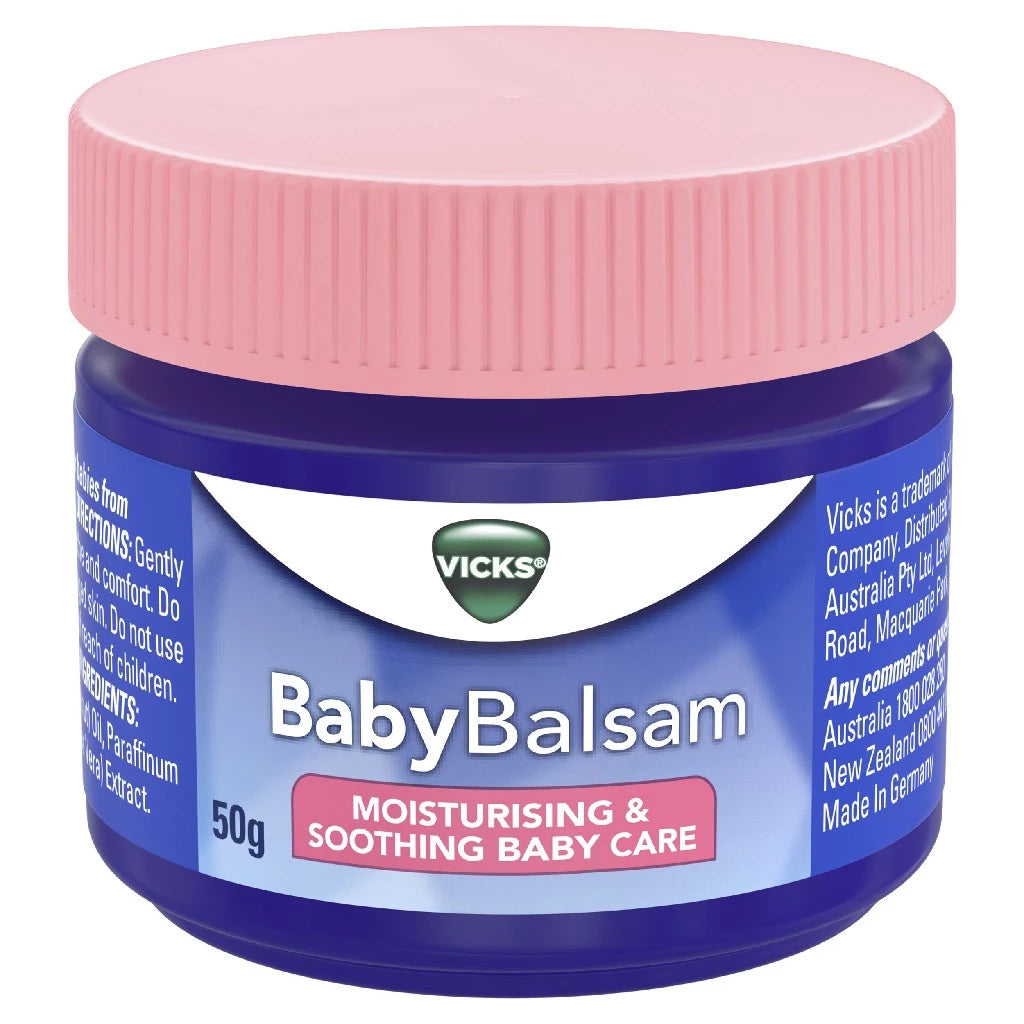 Vicks Baby Balsam Moisturising & Soothing Baby Care Rub (50g)