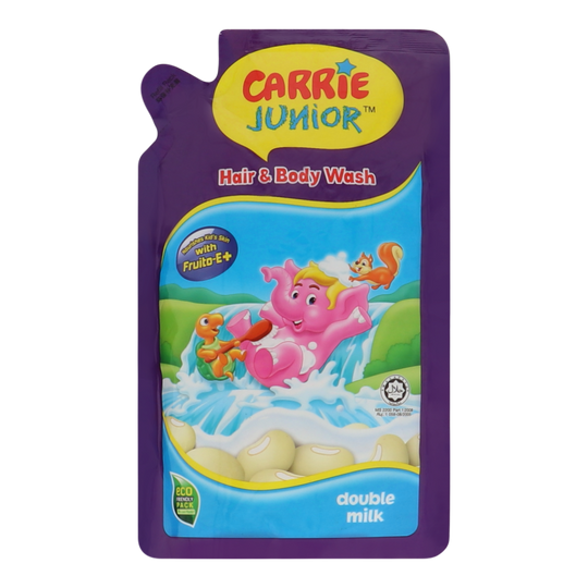 CARRIE JUNIOR HAIR AND BODY WASH DOUBLE MILK 500G