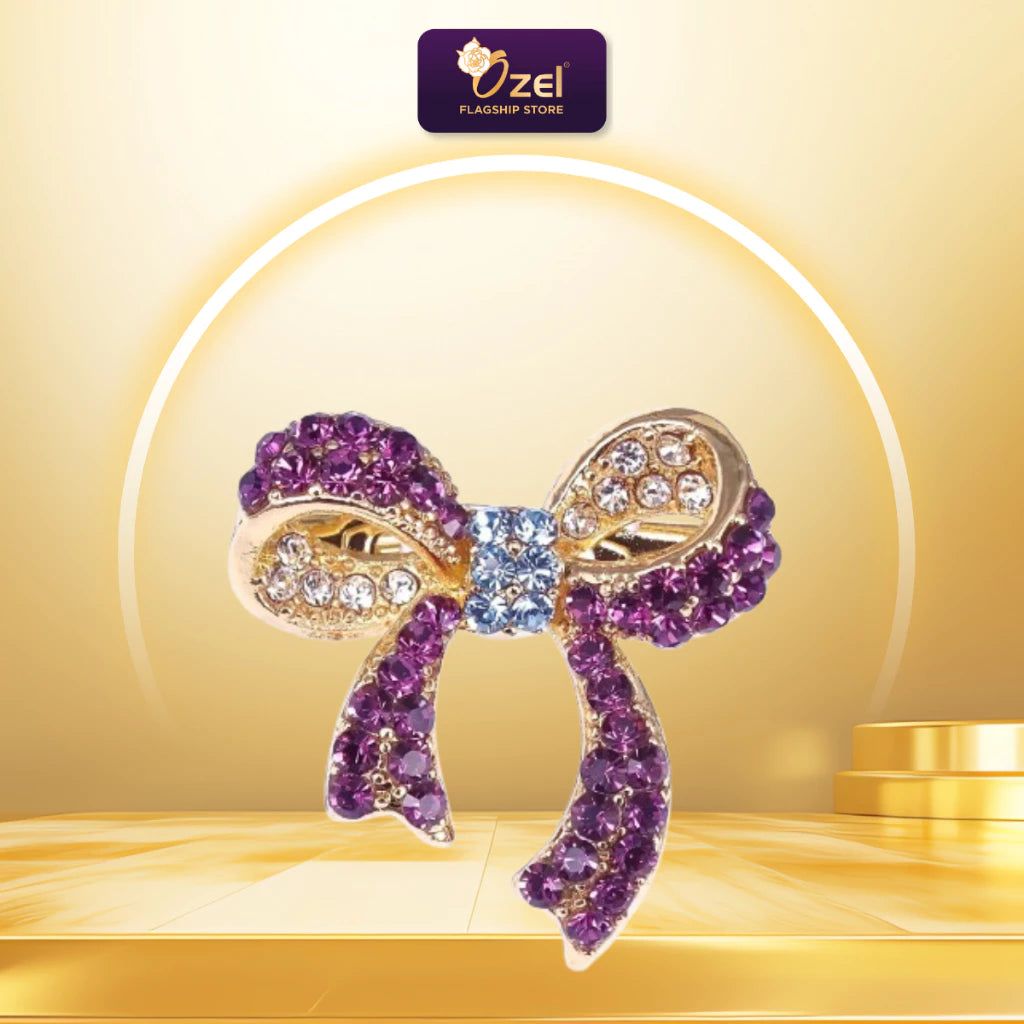 Ozel Ribbon Brooch B325 | Kerongsang & Pin Tudung, Hijab, Baju Kurung Majlis Formal