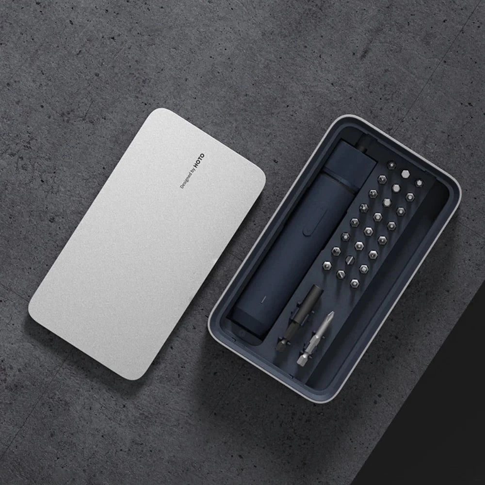 HOTO Electric Screwdriver Kit (3.6V) With Built-In LED Light Rechargeable USB-C