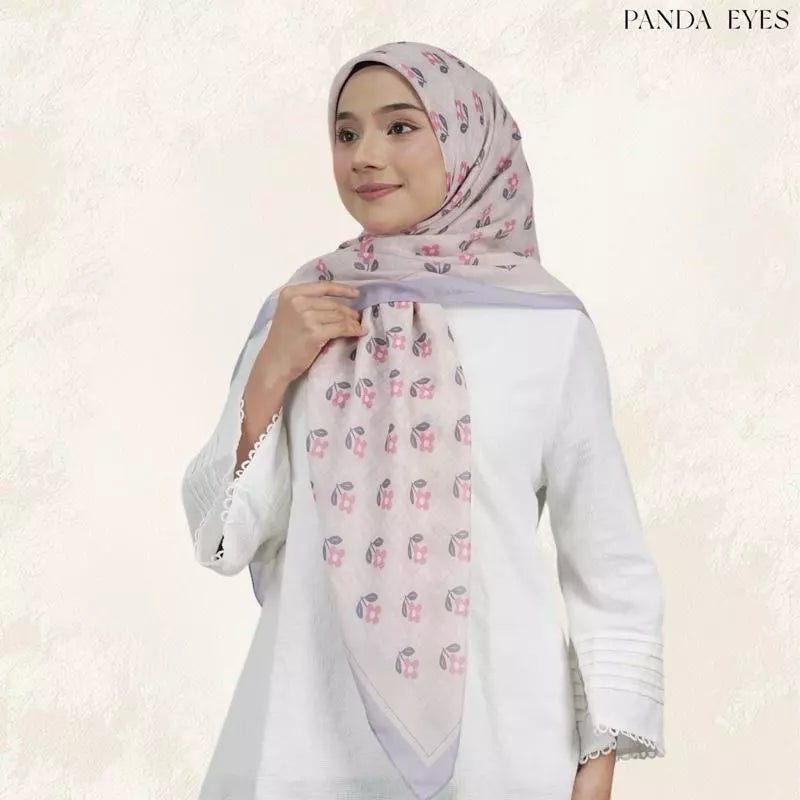PANDAEYES MONICA-BAWAL COTTON PREMIUM PRINTED BIDANG 47 (Hijab / Tudung/ Shawl)