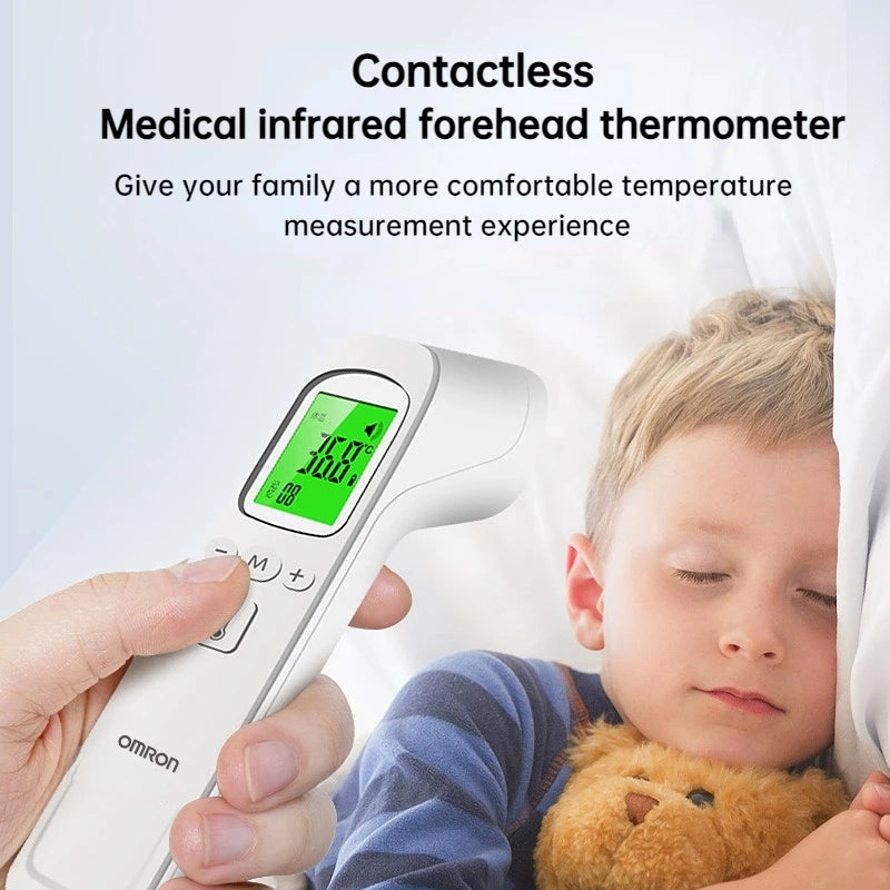 24-hour delivery-10-year warranty【Omrom electronic thermometer】 baby adult infrared handheld non-contact thermometer