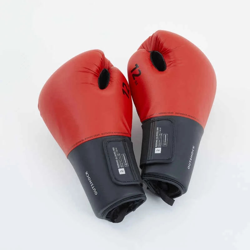 Decathlon Boxing Gloves 100 Red - Outshock