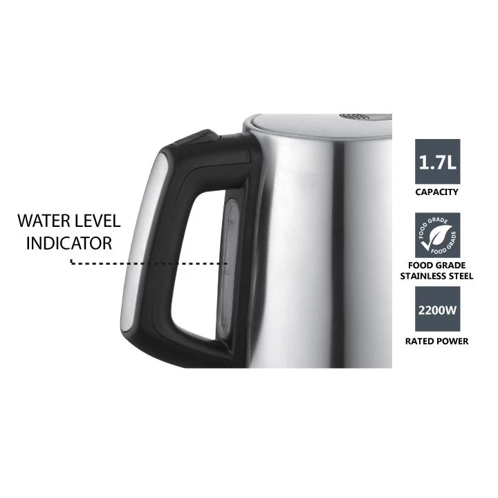 ELBA Jug Kettle EJK-J1762(SS) | Stainless Steel | 1.7L