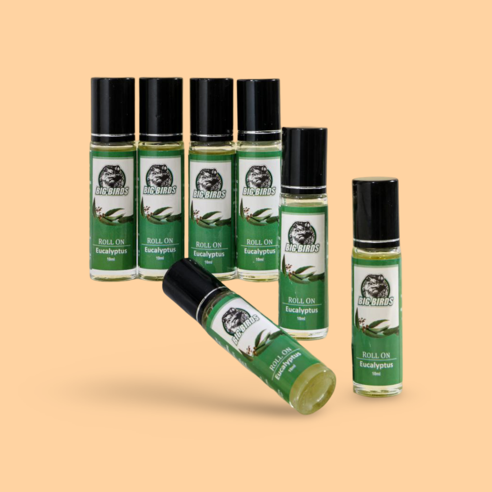 Essential Oil Eucalyptus Roll On 7 Botol x 10ml(Diluted with Olive Oil)