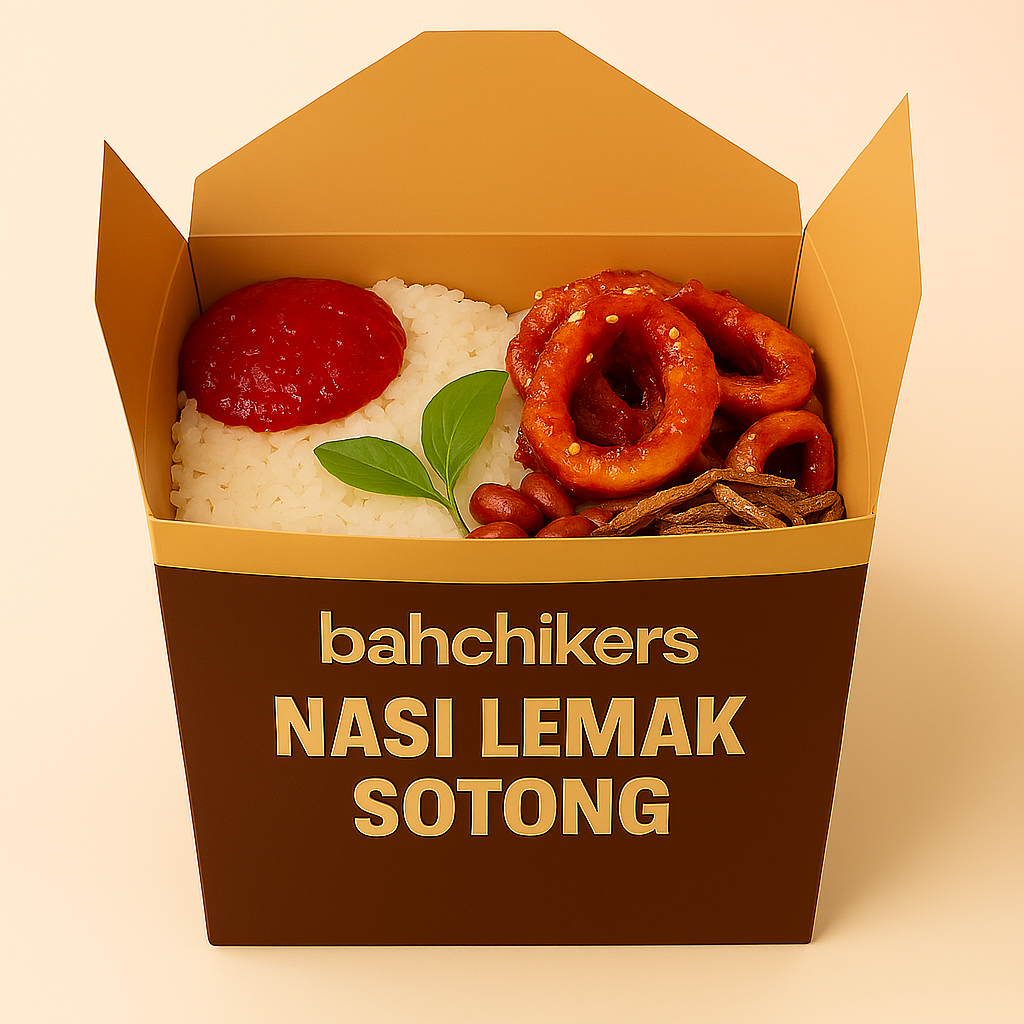 Nasi lemak sotong