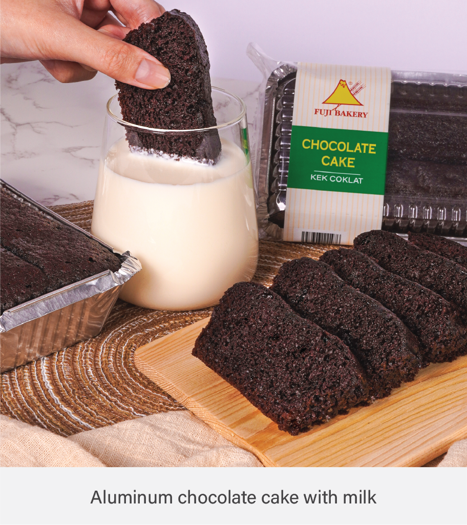 Aluminium chocolate cakes