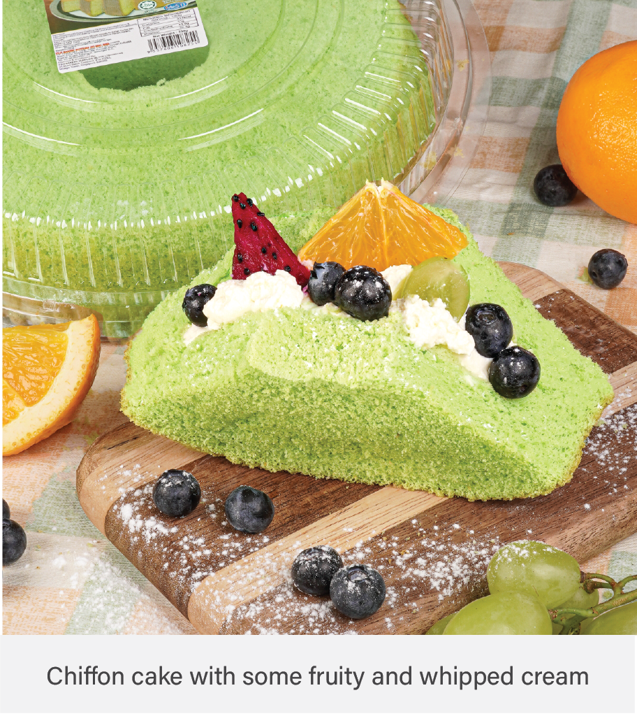 Chiffon cakes