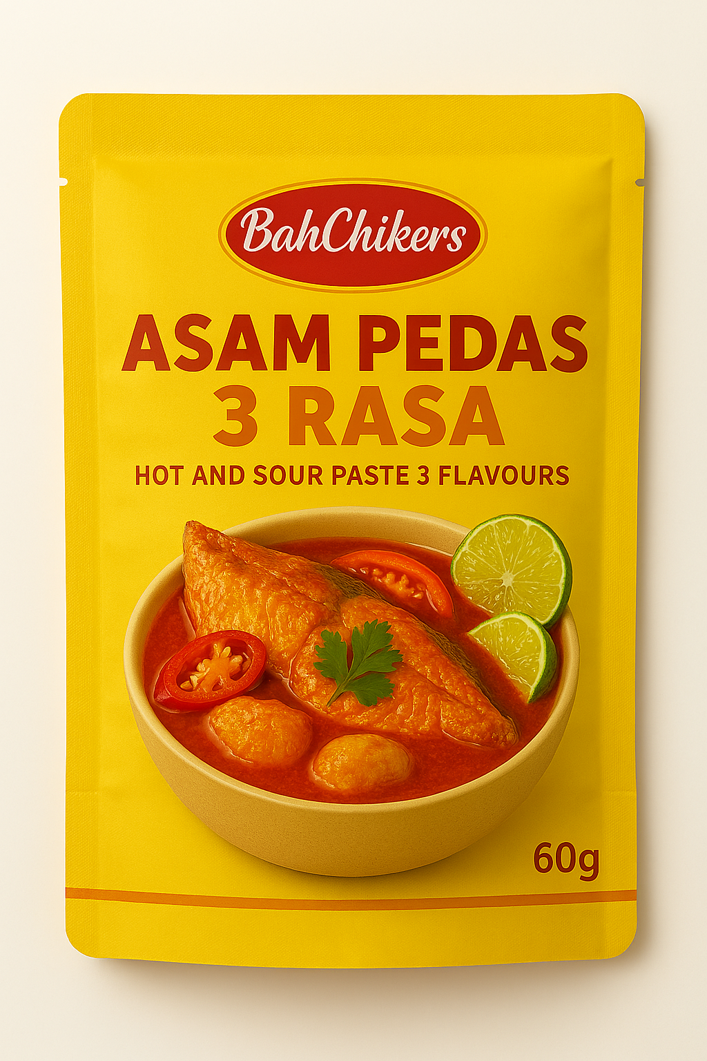 Asam pedas pes 3 rasa 60 gram