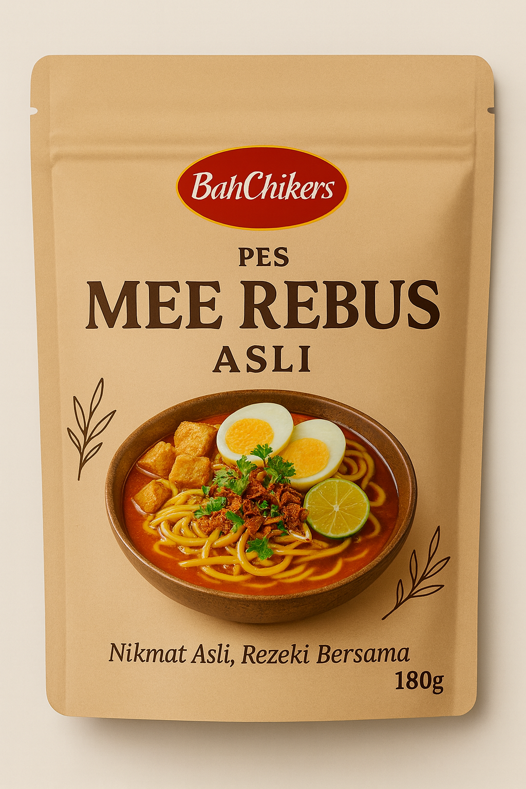Pes mee rebus bahchikers 180 gram