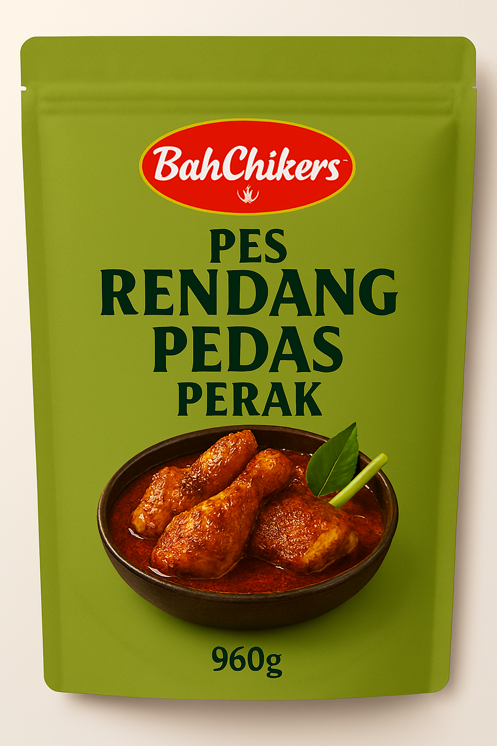 Pes rendang pedas Perak 960 gram
