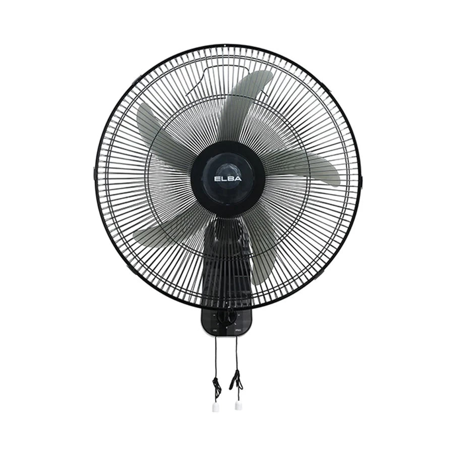 ELBA 18" Industrial Wall Fan EWMF-G1862(BK) | 5 ABS Blades | 3-speed Settings | Black | 18 inches | 80W