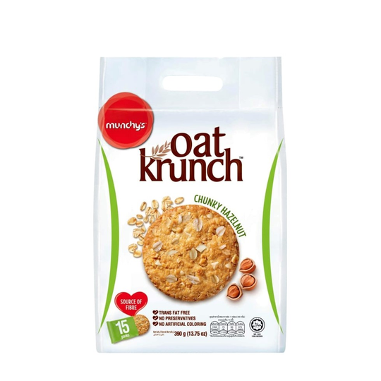 MUNCHYS OATKRUNCH CHUNKY HAZELNUT 390G