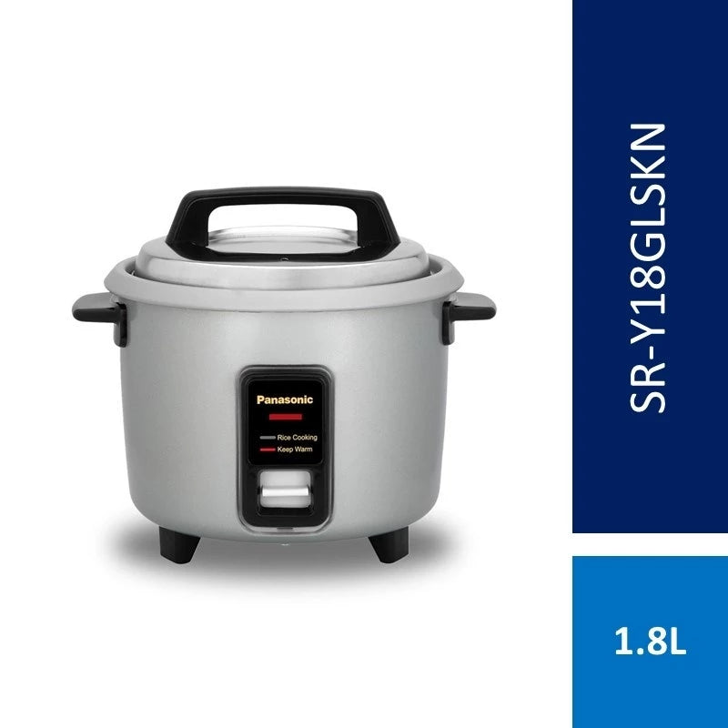 Panasonic Conventional Rice Cooker SR-Y18GLSKN 600W 1.8L Silver