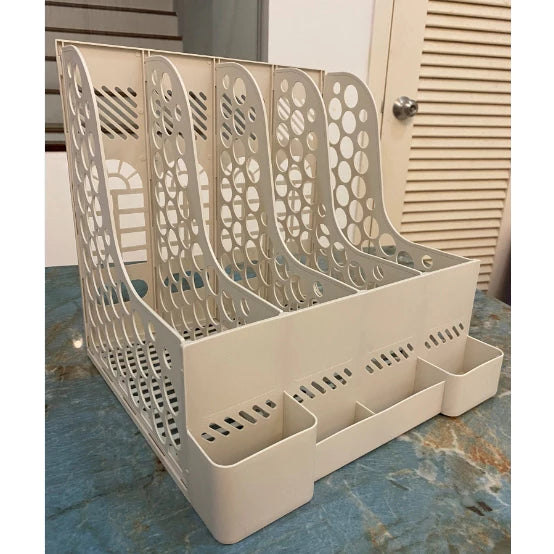 Desktop storage box Student office file basket Multi layer bookshelf Desktop file storage box Dormitory desk bookshelf