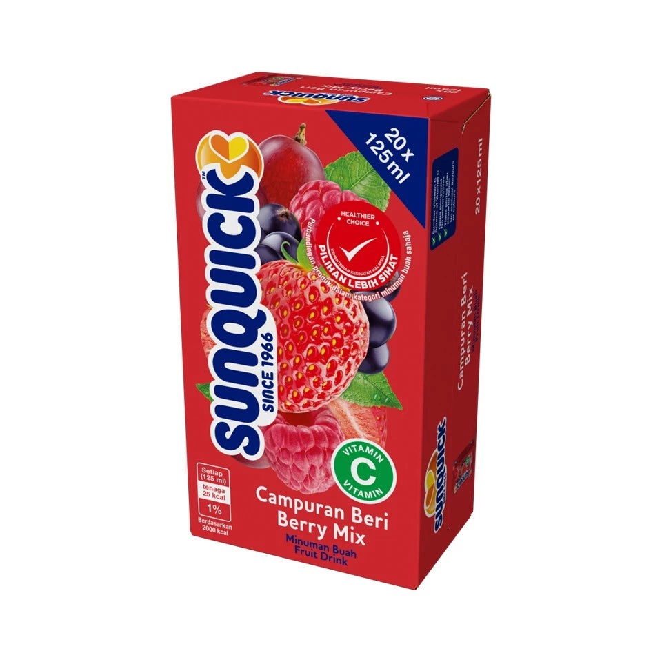 Sunquick Fruit Drink Mixed Berries 125ml x 20s