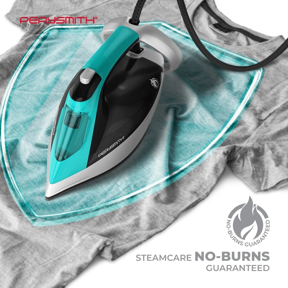 PerySmith E200 Max Anti Burns Guaranteed Steam Iron Steamcare Series (seterika Stim | Iron Steam | steamer iron | Wap)