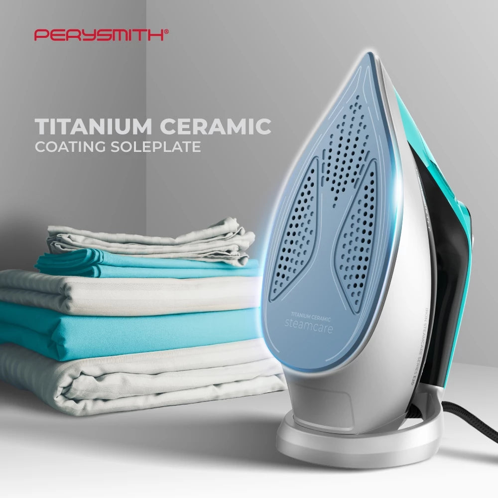 PerySmith E200 Max Anti Burns Guaranteed Steam Iron Steamcare Series (seterika Stim | Iron Steam | steamer iron | Wap)