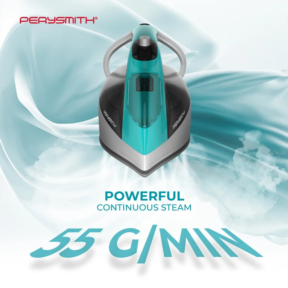 PerySmith E200 Max Anti Burns Guaranteed Steam Iron Steamcare Series (seterika Stim | Iron Steam | steamer iron | Wap)