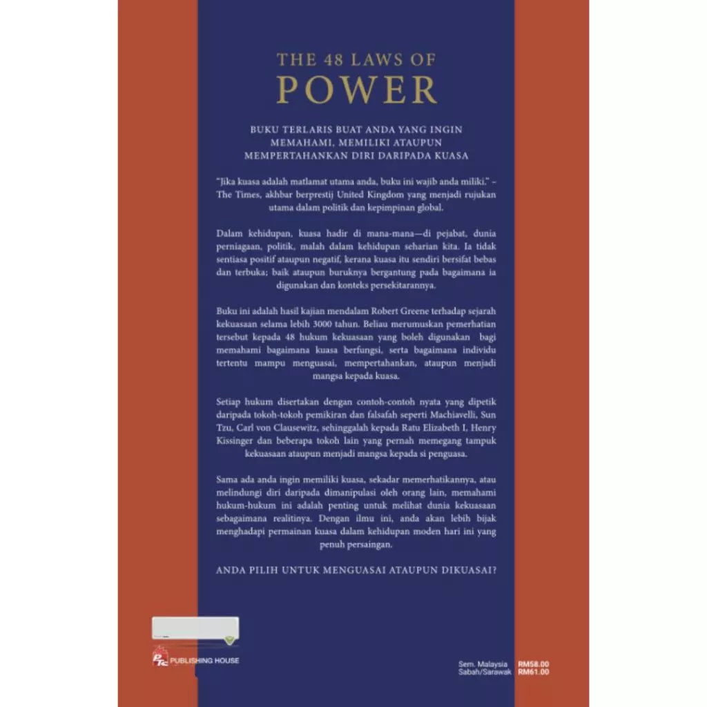 [PTS] THE 48 LAWS OF POWER (Edisi Bahasa Melayu) (L176,PZ)