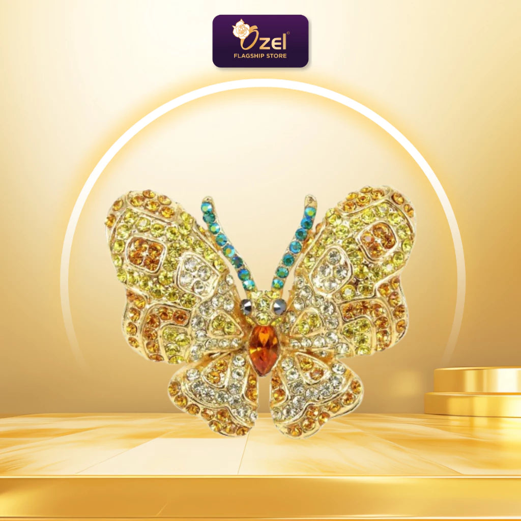 OZEL Butterfly Brooch B208 Kerongsang Rama- Rama & Pin Tudung, Hijab, Baju Kurung & Kebaya Formal