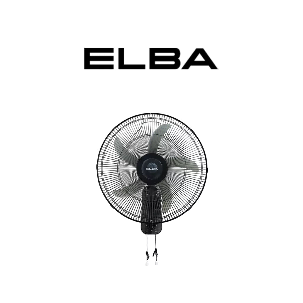ELBA 18" Industrial Wall Fan EWMF-G1862(BK) | 5 ABS Blades | 3-speed Settings | Black | 18 inches | 80W